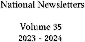 National Newsletters
        
        Volume 35
       2023 - 2024
